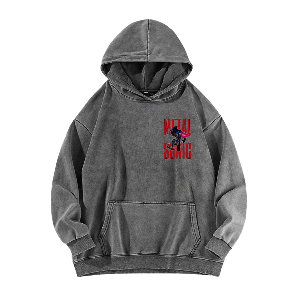 Sonic Unisex Washed Hoodie 2512023103