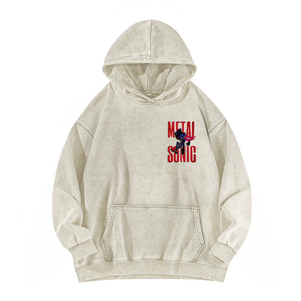 Sonic Unisex Washed Hoodie 2512023103