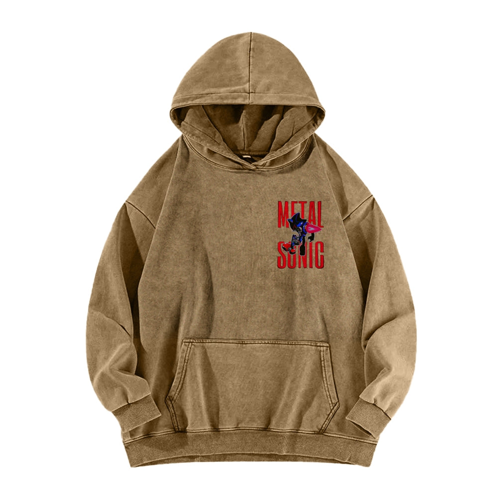 Sonic Unisex Washed Hoodie 2512023103