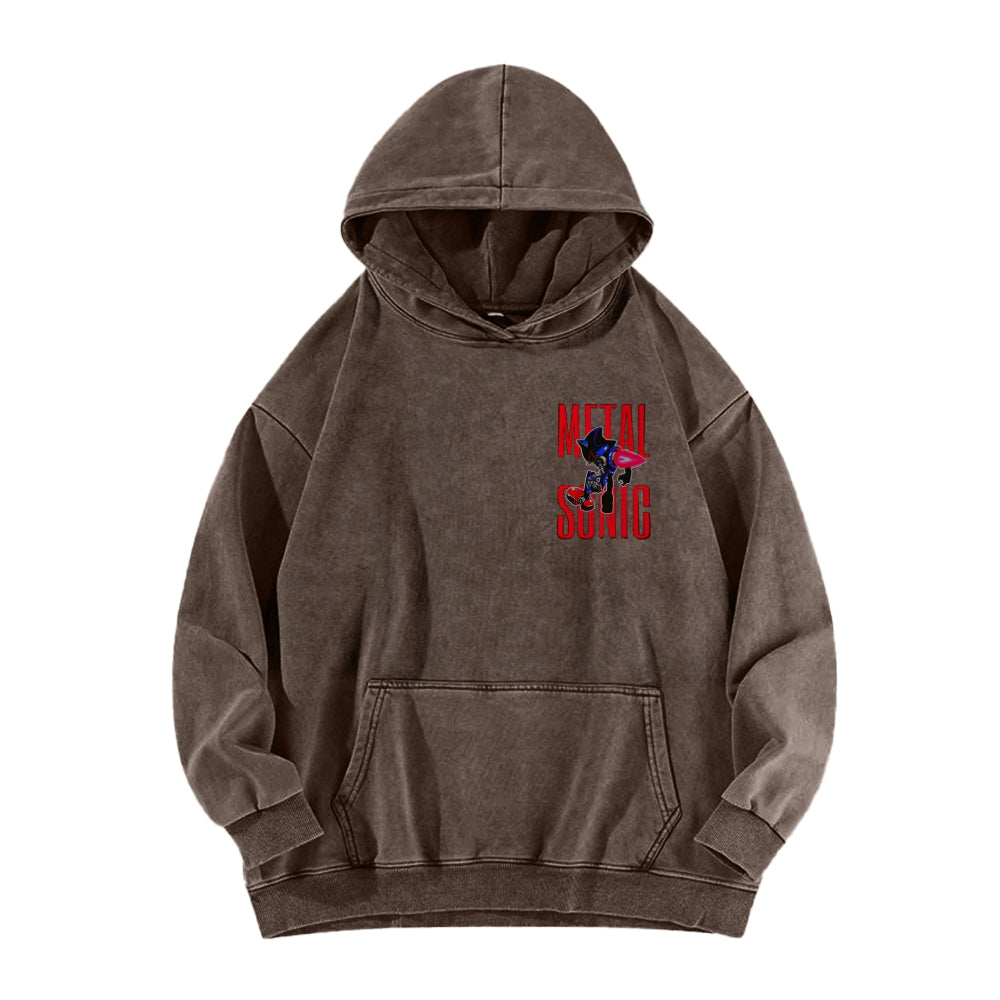 Sonic Unisex Washed Hoodie 2512023103