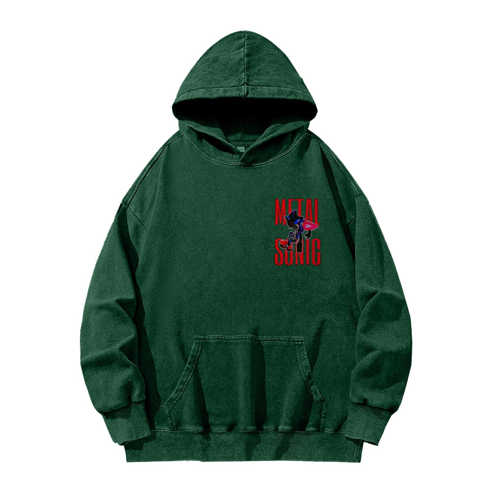 Sonic Unisex Washed Hoodie 2512023103