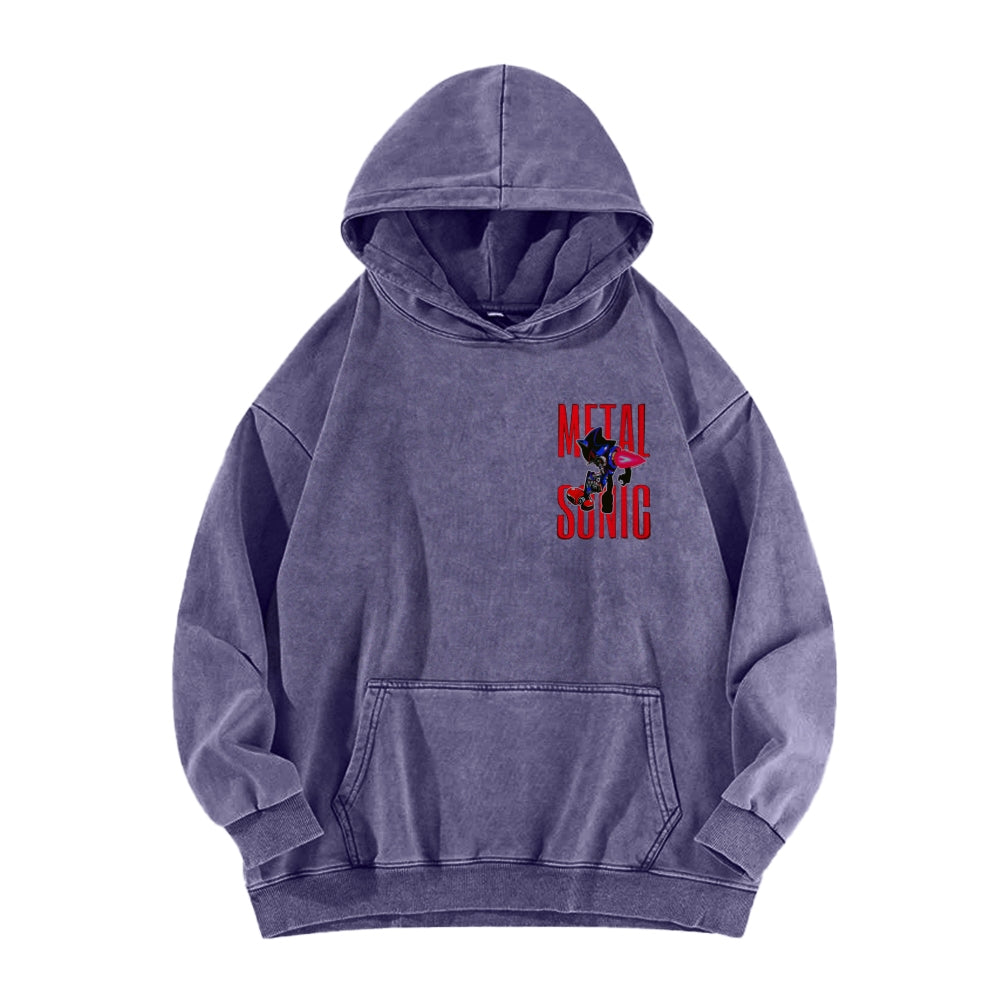 Sonic Unisex Washed Hoodie 2512023103