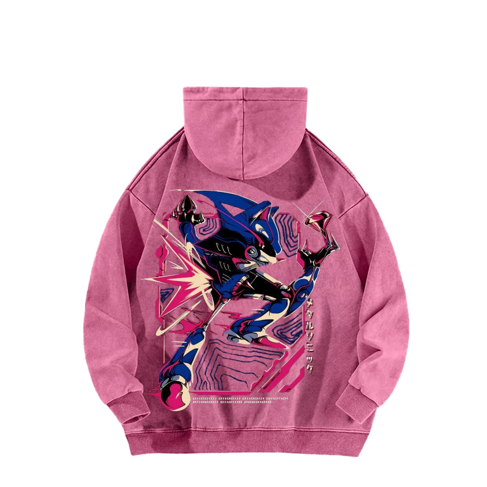 Sonic Unisex Washed Hoodie 2512023103