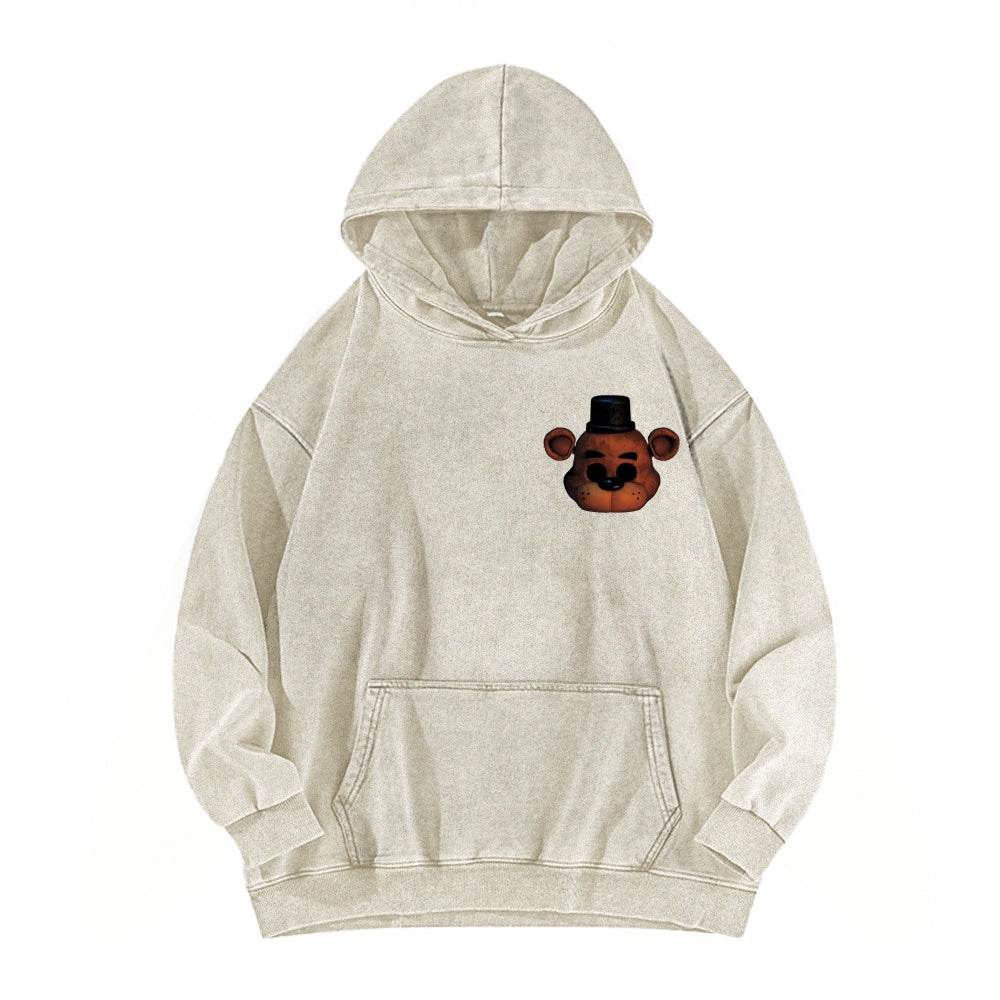 Five Nights At Freddy's Unisex Washed Hoodie 2512023130
