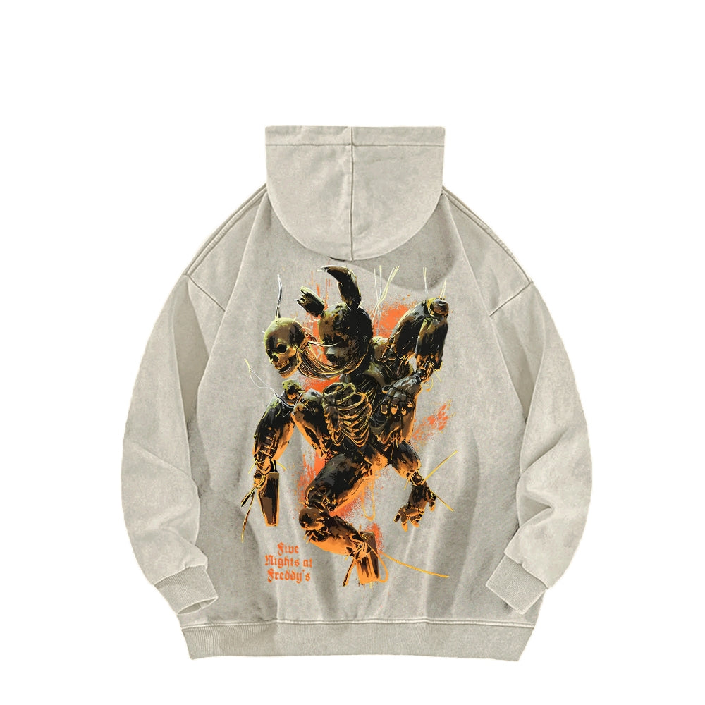 Five Nights At Freddy's Unisex Washed Hoodie 2512023130