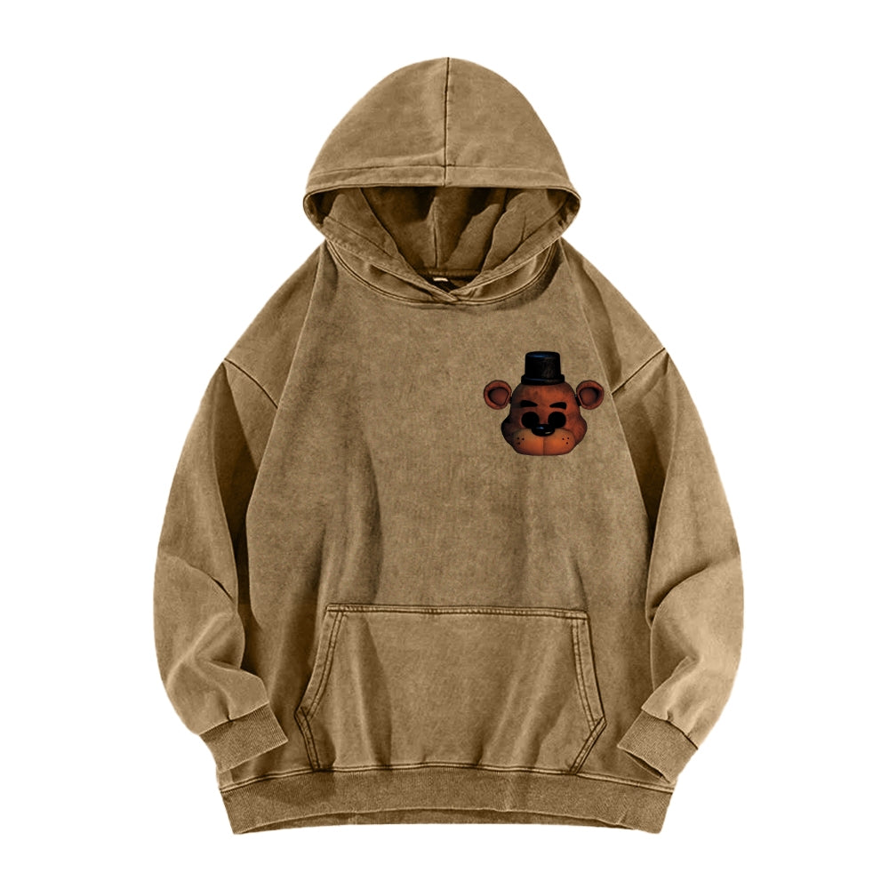 Five Nights At Freddy's Unisex Washed Hoodie 2512023130