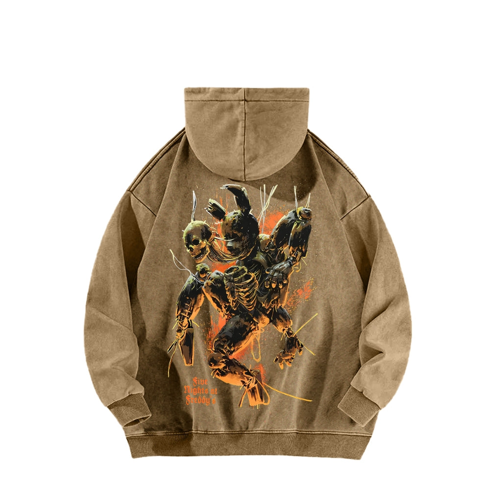 Five Nights At Freddy's Unisex Washed Hoodie 2512023130