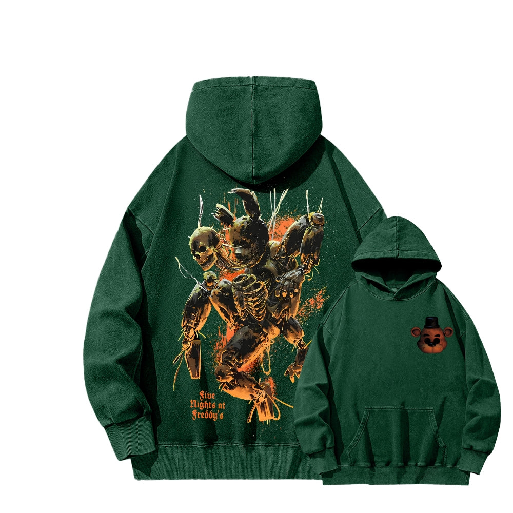 Five Nights At Freddy's Unisex Washed Hoodie 2512023130