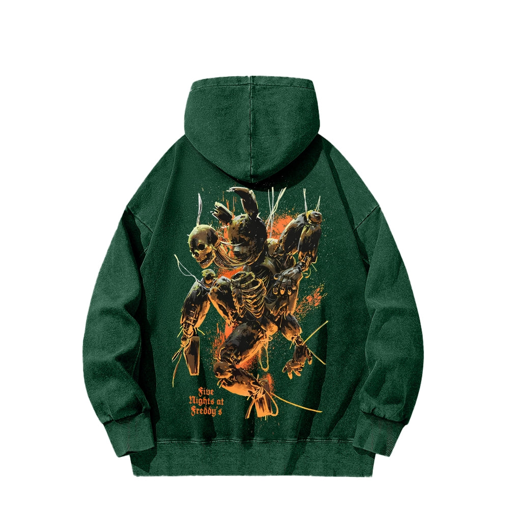 Five Nights At Freddy's Unisex Washed Hoodie 2512023130