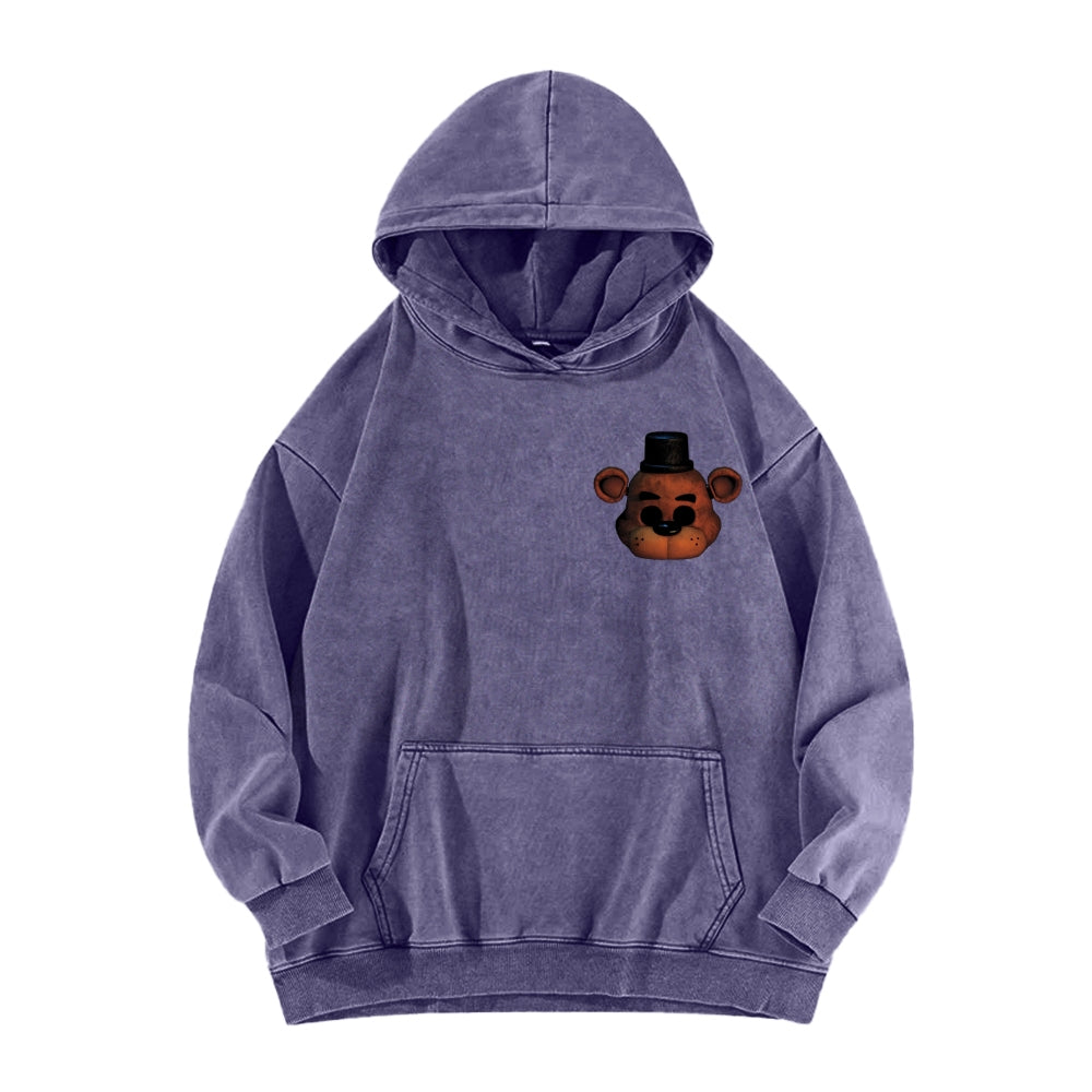 Five Nights At Freddy's Unisex Washed Hoodie 2512023130