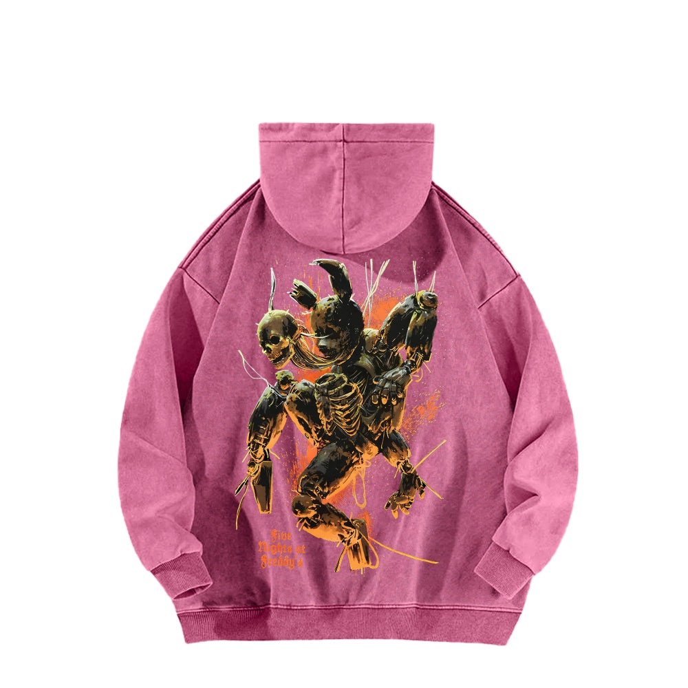 Five Nights At Freddy's Unisex Washed Hoodie 2512023130