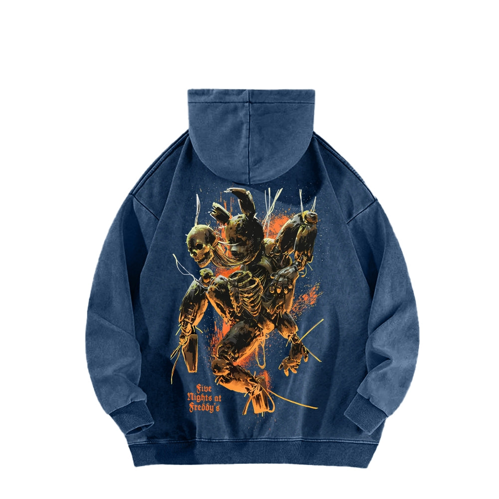 Five Nights At Freddy's Unisex Washed Hoodie 2512023130
