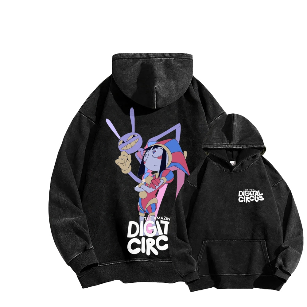 The Amazing Digital Circus Unisex Washed Hoodie 2601000454