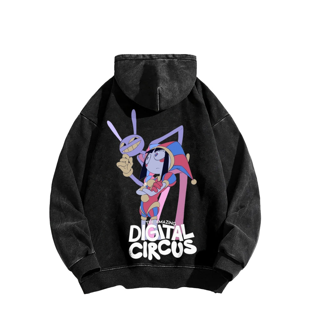 The Amazing Digital Circus Unisex Washed Hoodie 2601000454