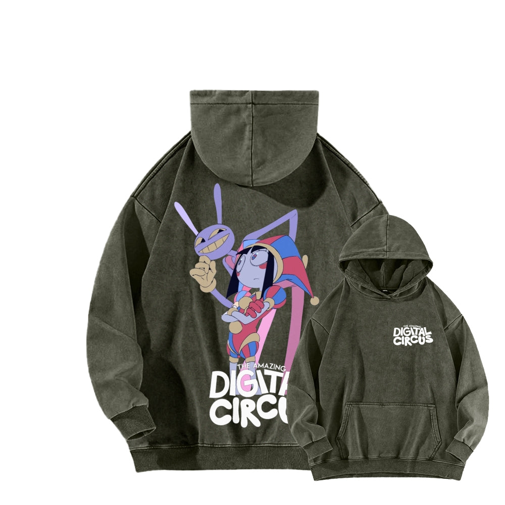 The Amazing Digital Circus Unisex Washed Hoodie 2601000454