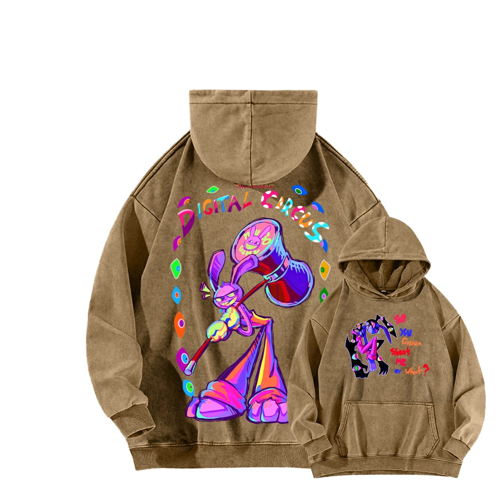 The Amazing Digital Circus circus Unisex Washed Hoodie 2601000777