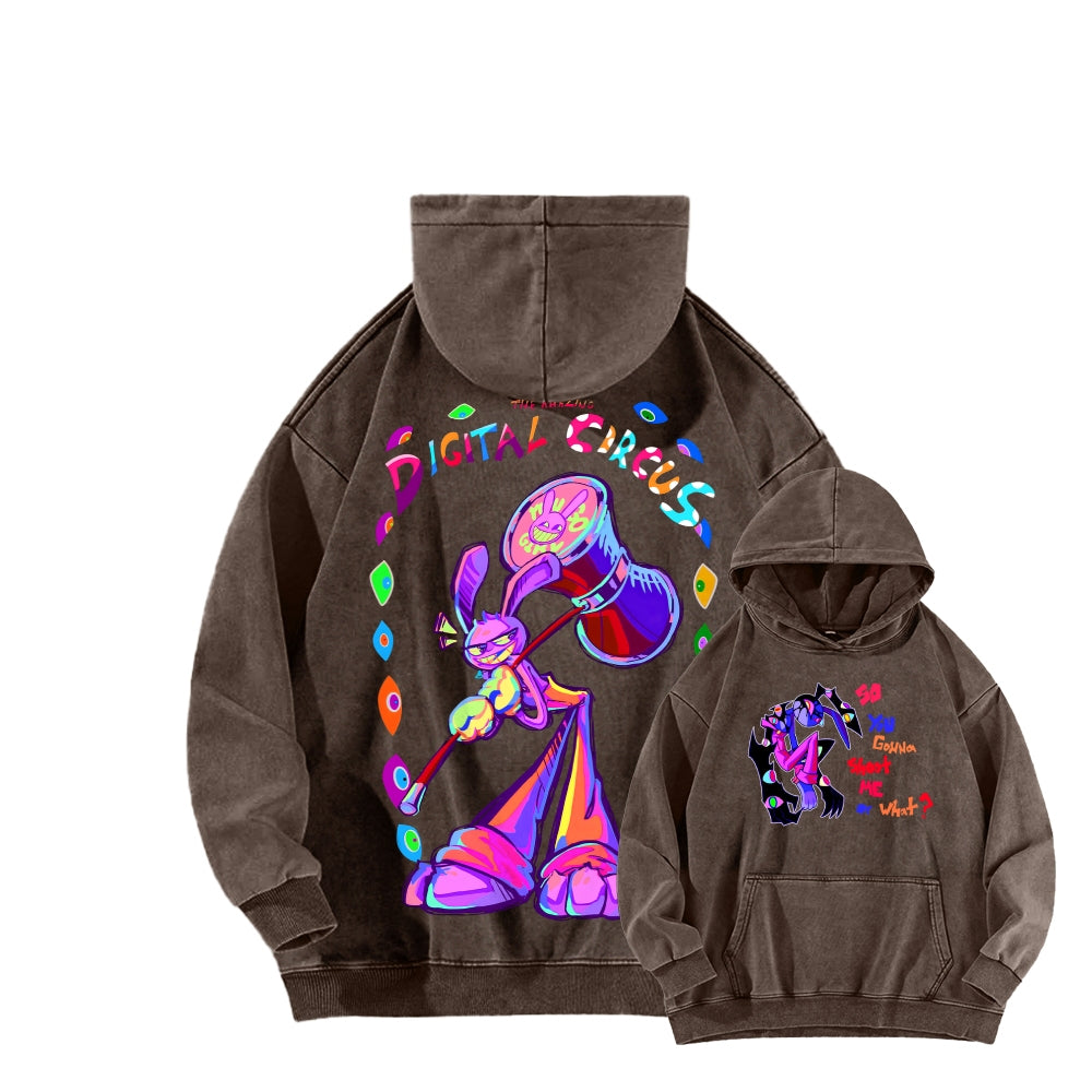 The Amazing Digital Circus circus Unisex Washed Hoodie 2601000777