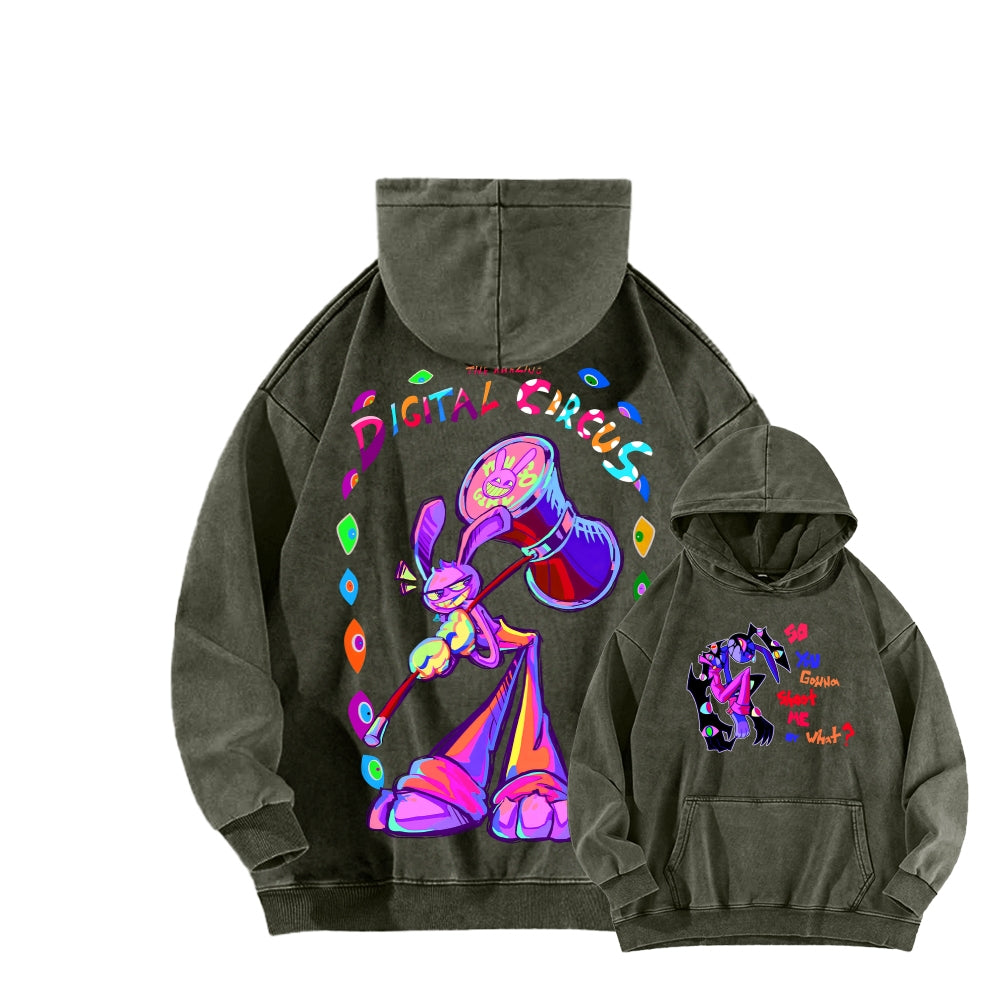 The Amazing Digital Circus circus Unisex Washed Hoodie 2601000777