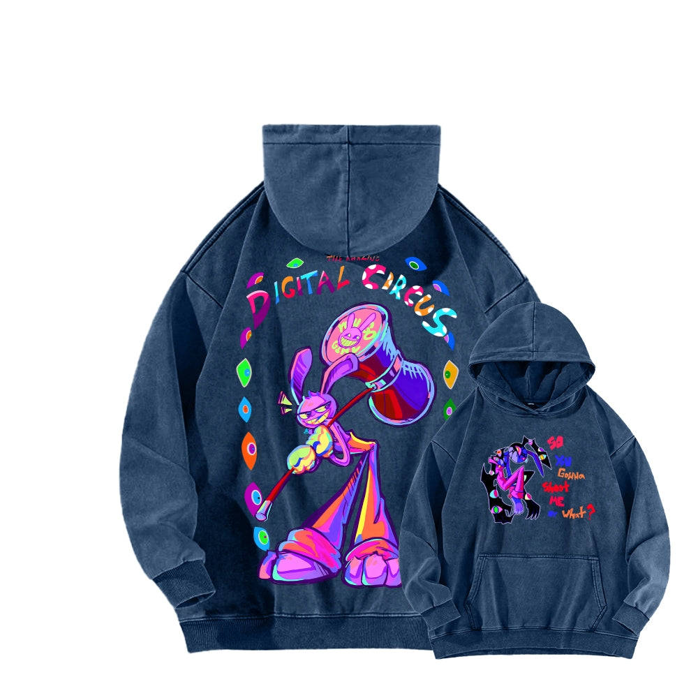 The Amazing Digital Circus circus Unisex Washed Hoodie 2601000777