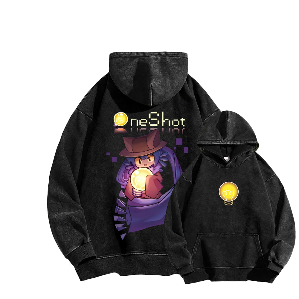 oneshot Unisex Washed Hoodie 2601001099