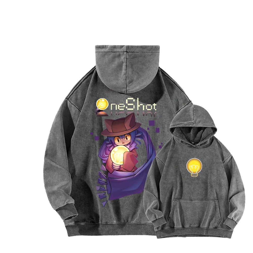 oneshot Unisex Washed Hoodie 2601001099