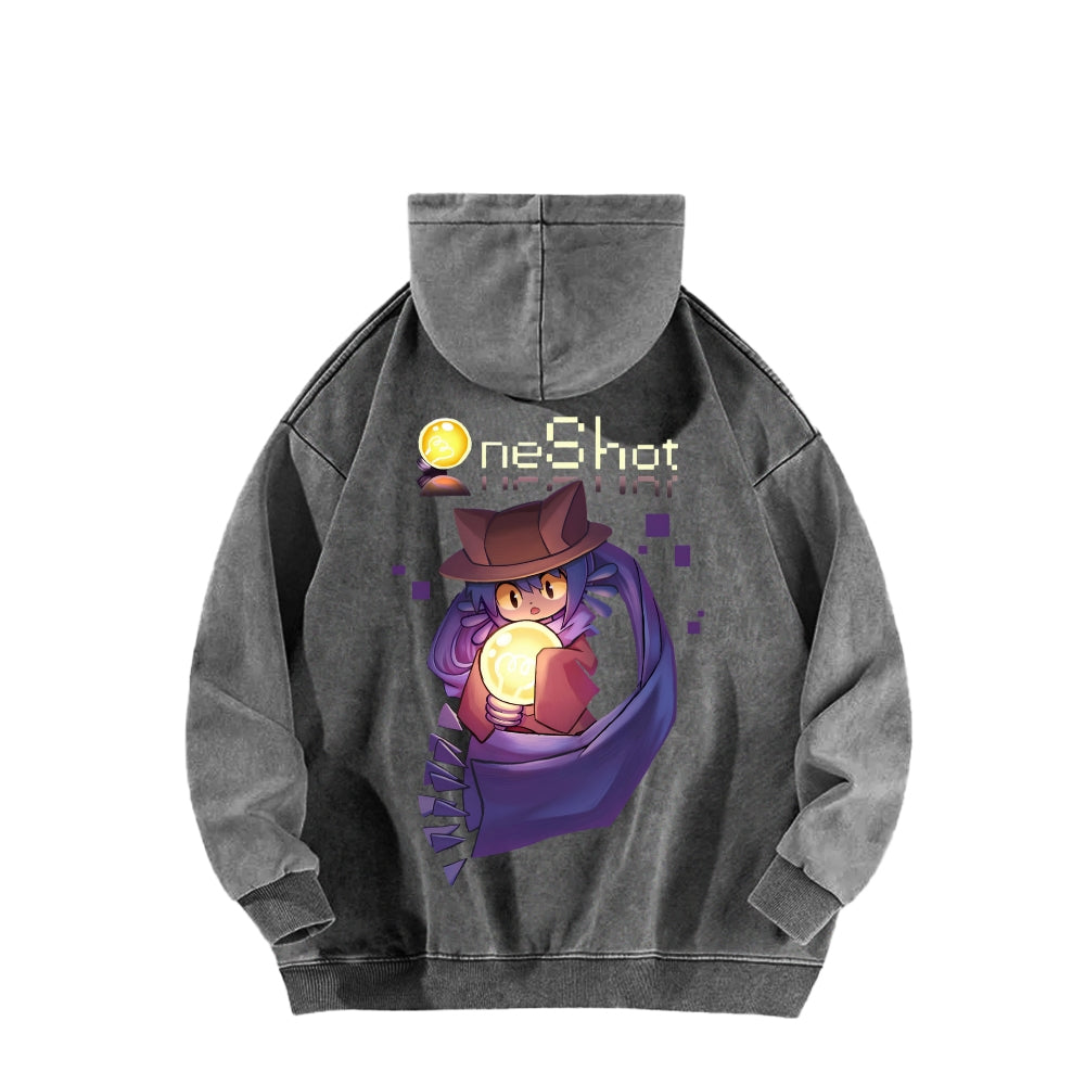 oneshot Unisex Washed Hoodie 2601001099