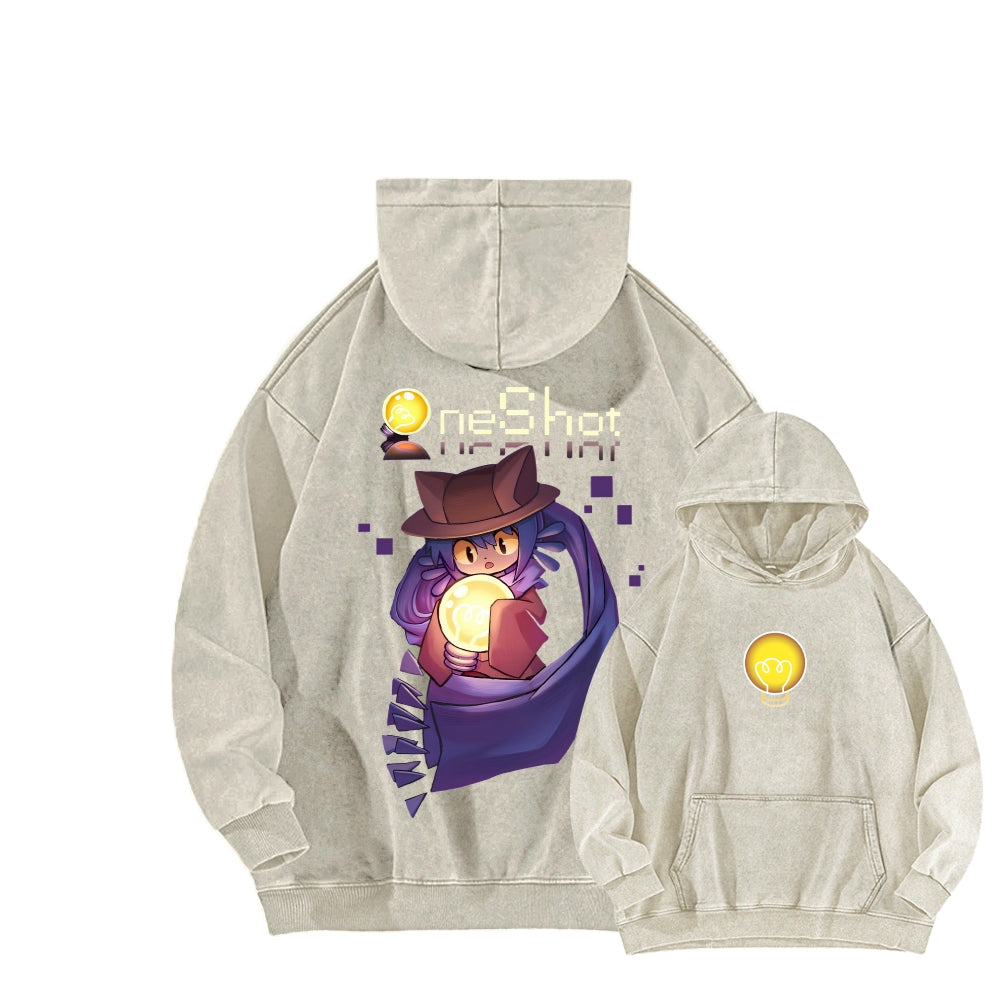 oneshot Unisex Washed Hoodie 2601001099