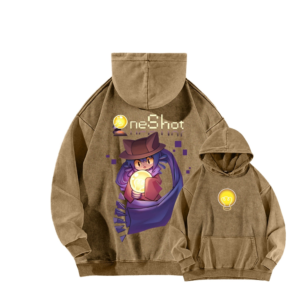 oneshot Unisex Washed Hoodie 2601001099