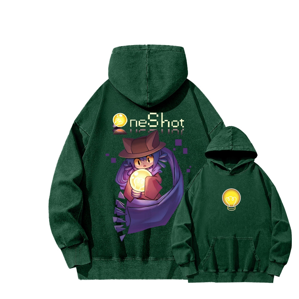 oneshot Unisex Washed Hoodie 2601001099
