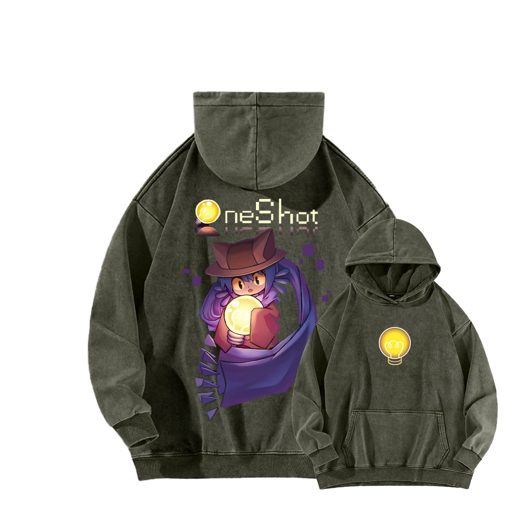 oneshot Unisex Washed Hoodie 2601001099
