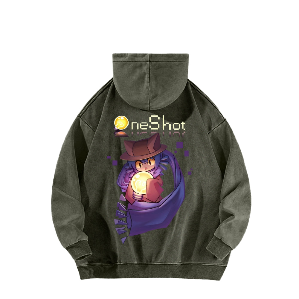 oneshot Unisex Washed Hoodie 2601001099