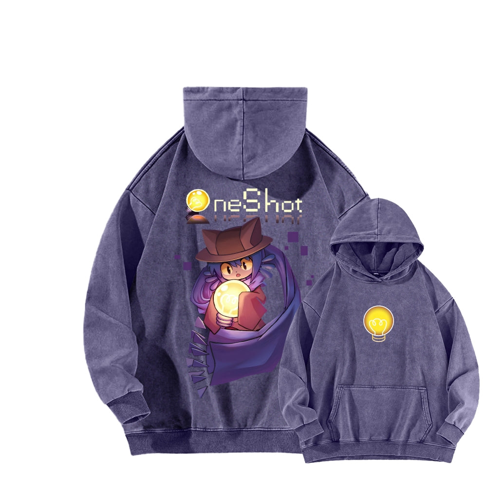 oneshot Unisex Washed Hoodie 2601001099