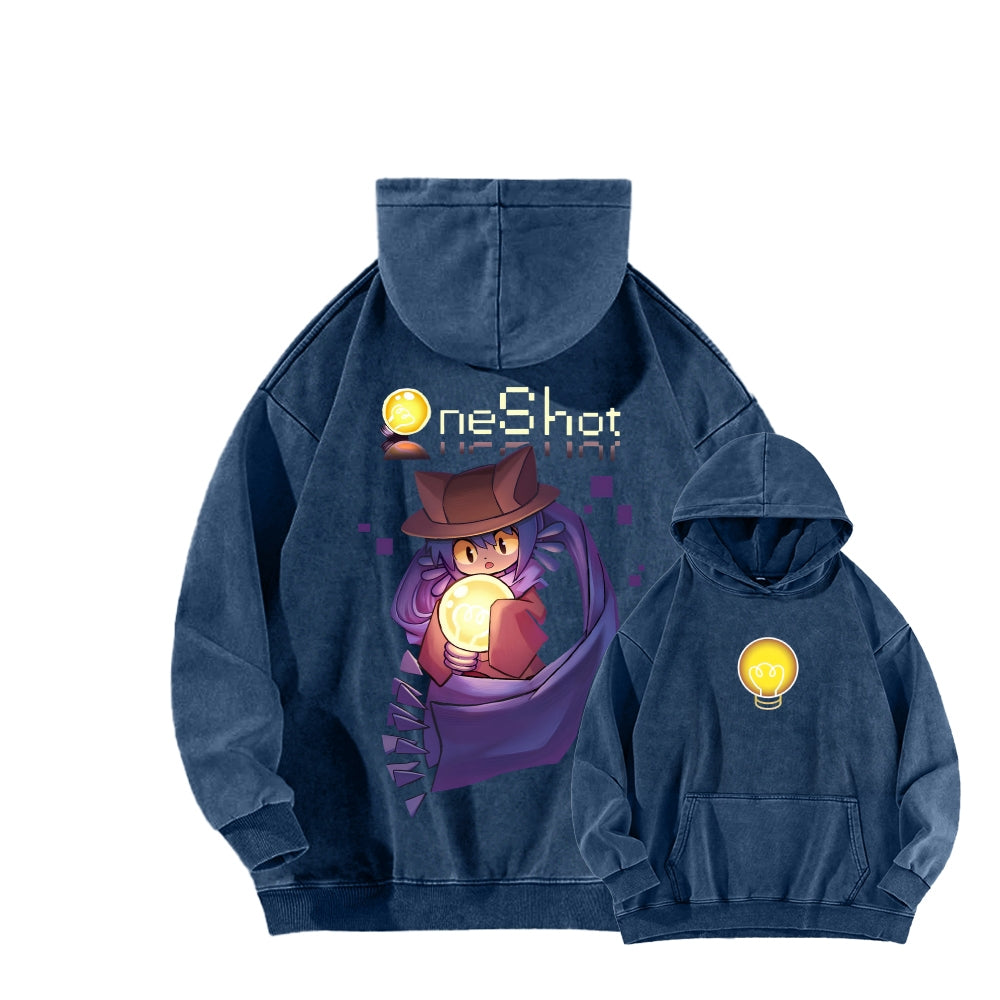 oneshot Unisex Washed Hoodie 2601001099