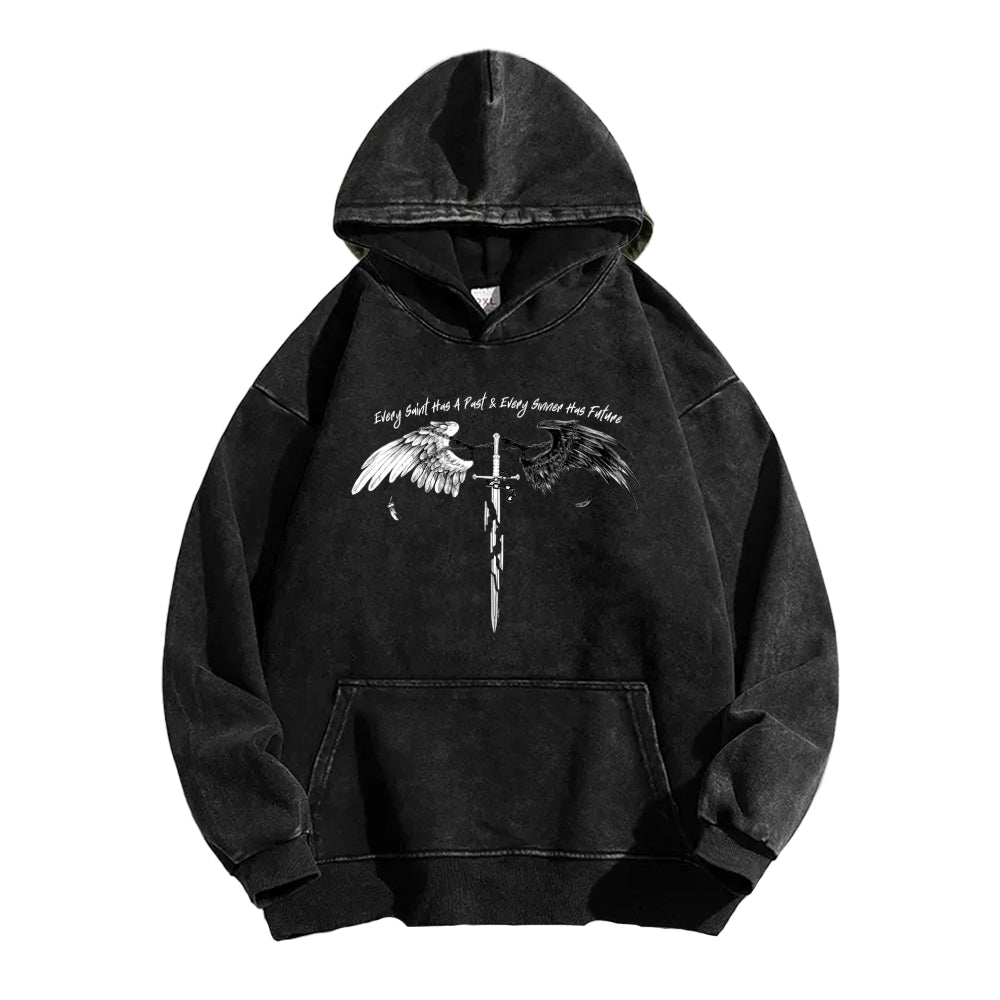 ICARUS Unisex Washed Hoodie 2601001885