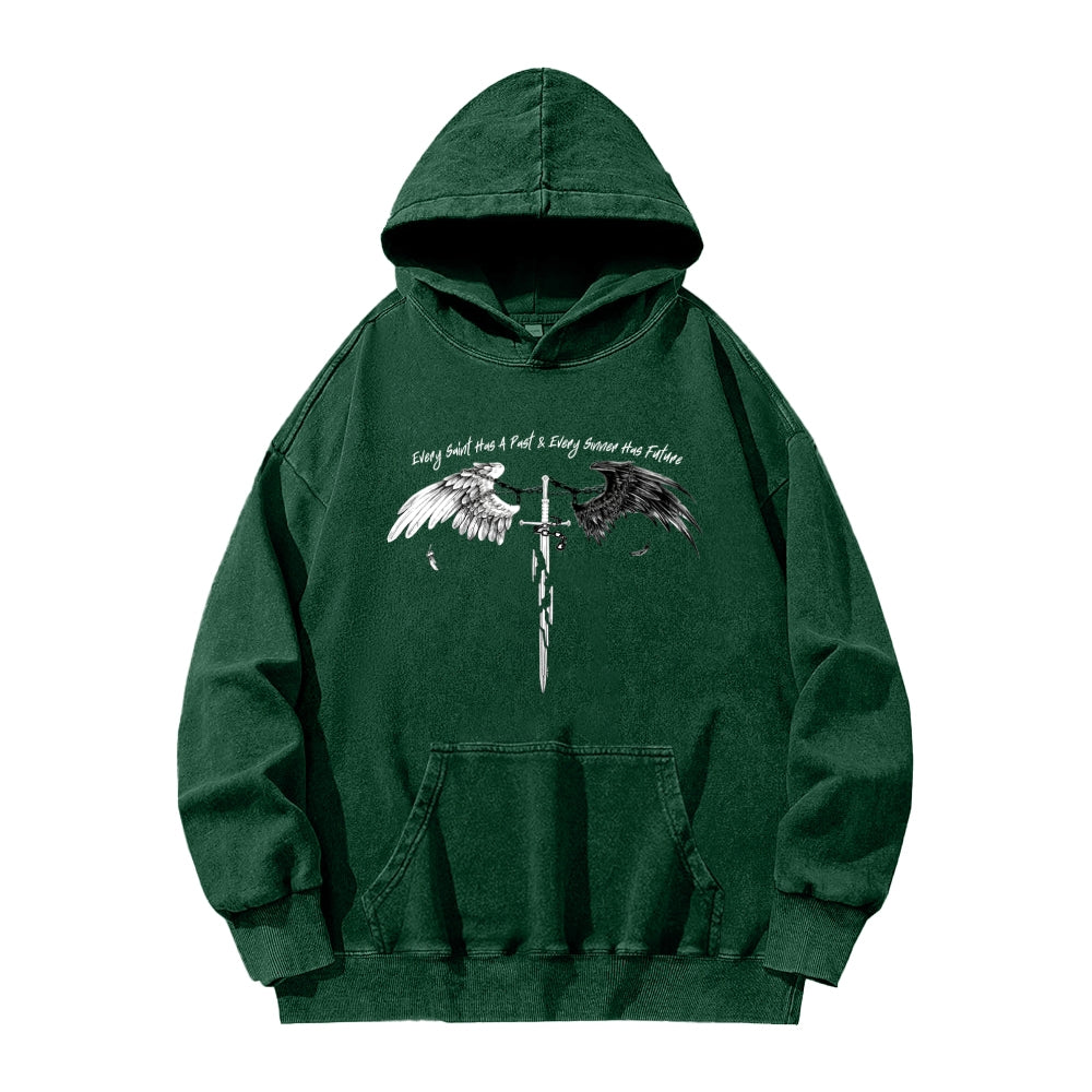 ICARUS Unisex Washed Hoodie 2601001885