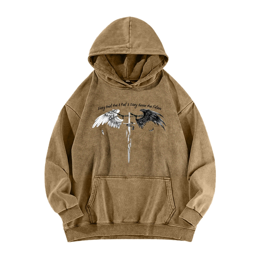 ICARUS Unisex Washed Hoodie 2601001885