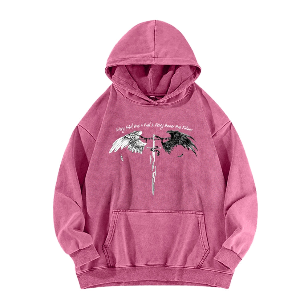 ICARUS Unisex Washed Hoodie 2601001885