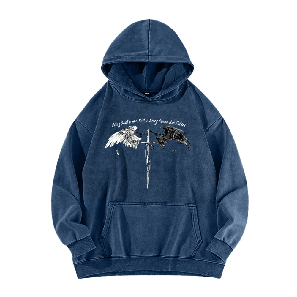 ICARUS Unisex Washed Hoodie 2601001885