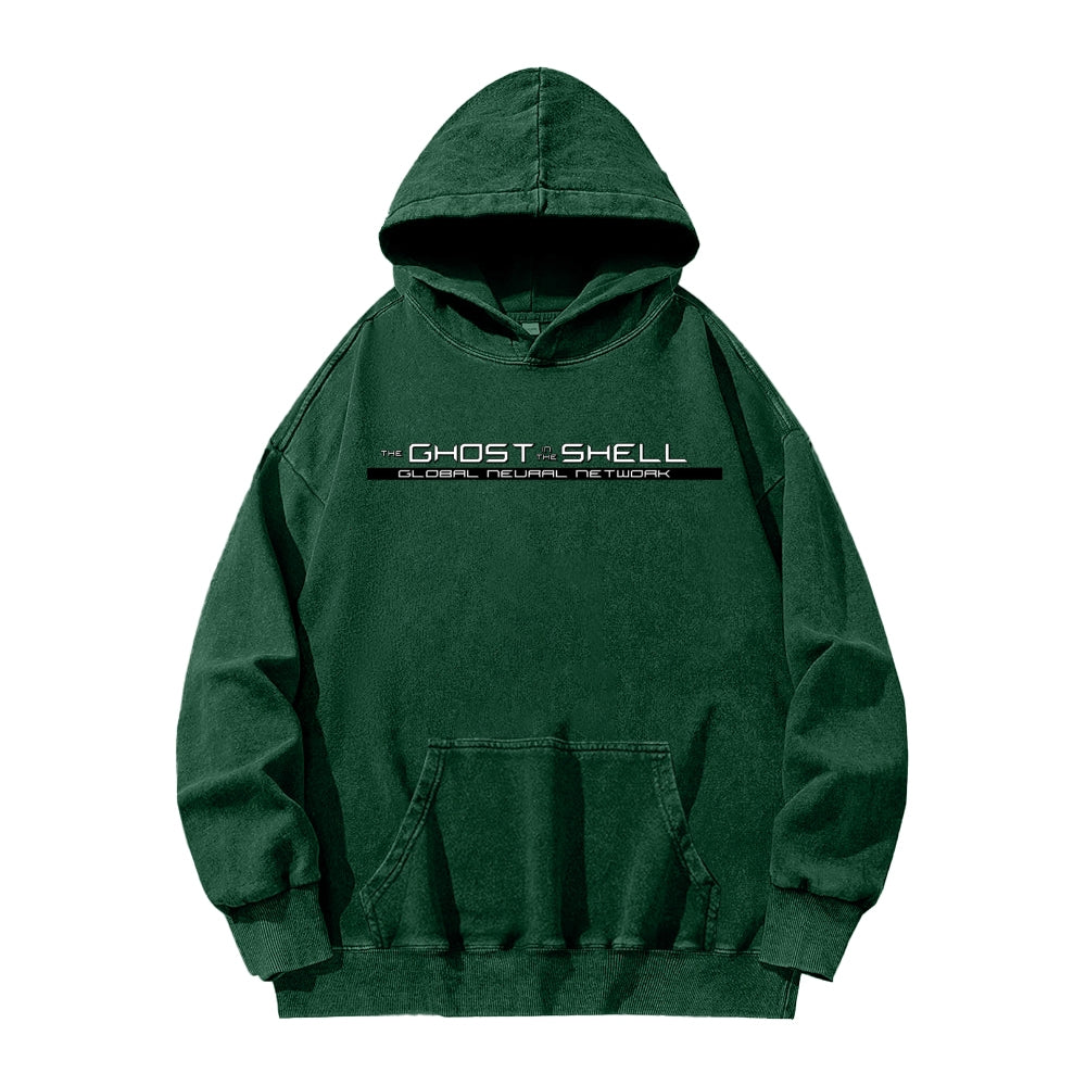 Ghost in the Shell Unisex Washed Hoodie 2601001897