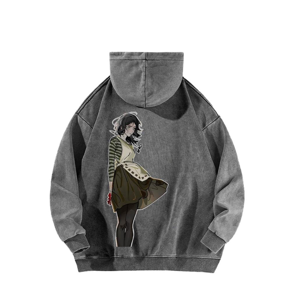 Alice Unisex Washed Hoodie 2601002123