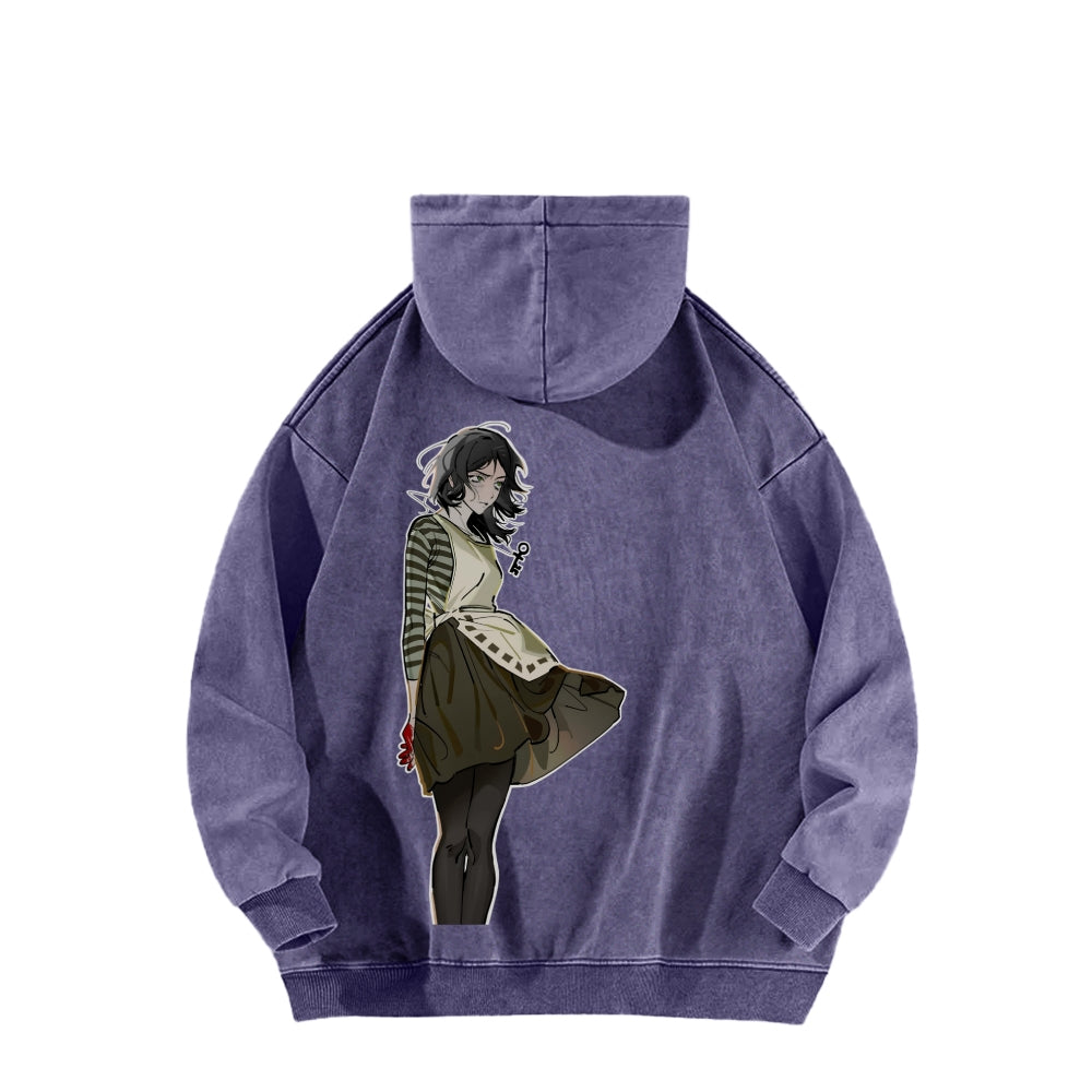 Alice Unisex Washed Hoodie 2601002123