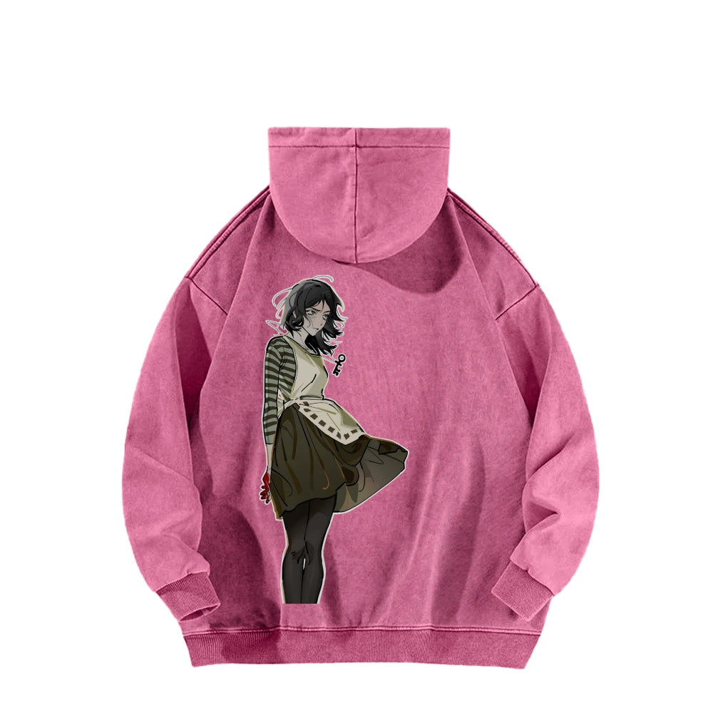 Alice Unisex Washed Hoodie 2601002123
