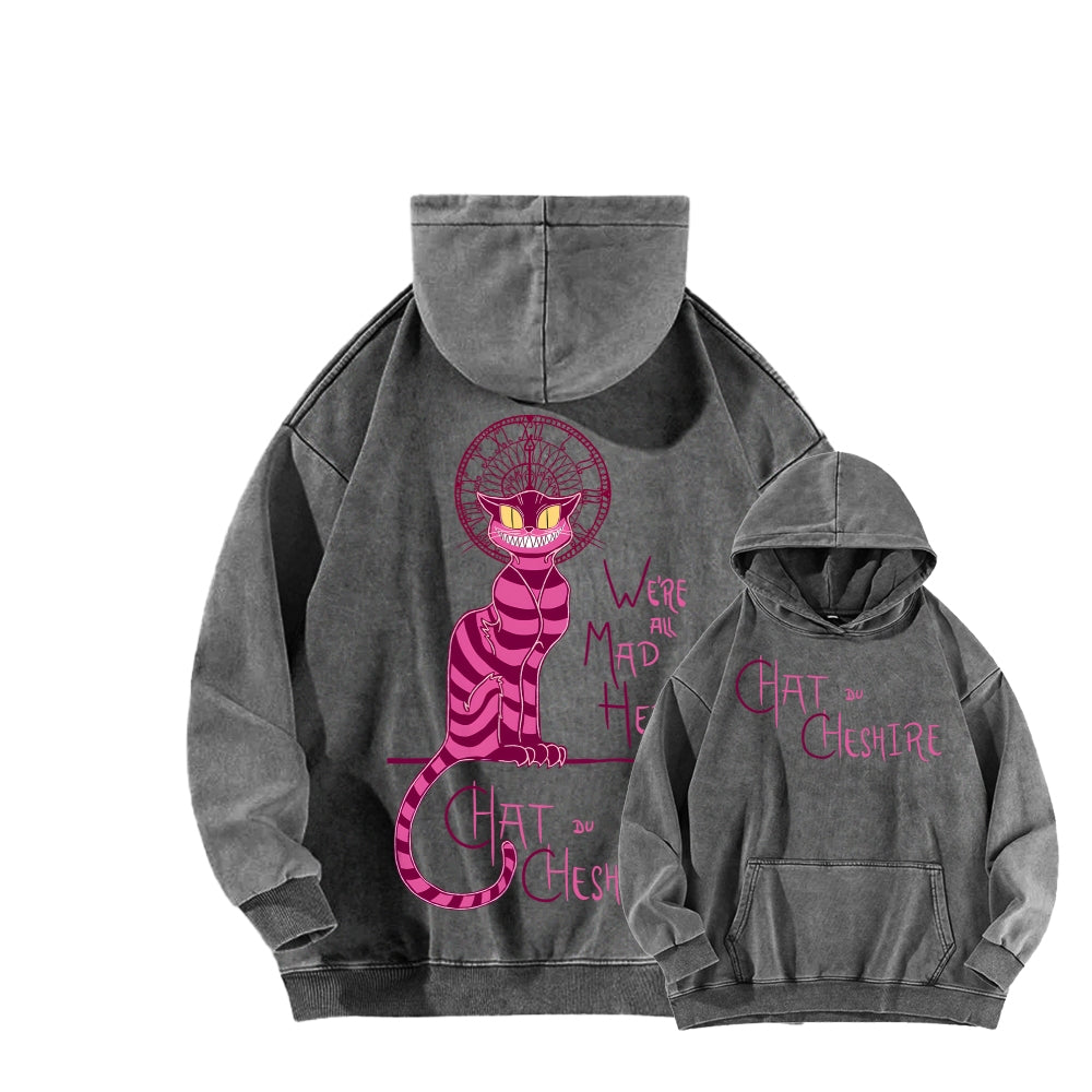 Alice Unisex Washed Hoodie 2601002132
