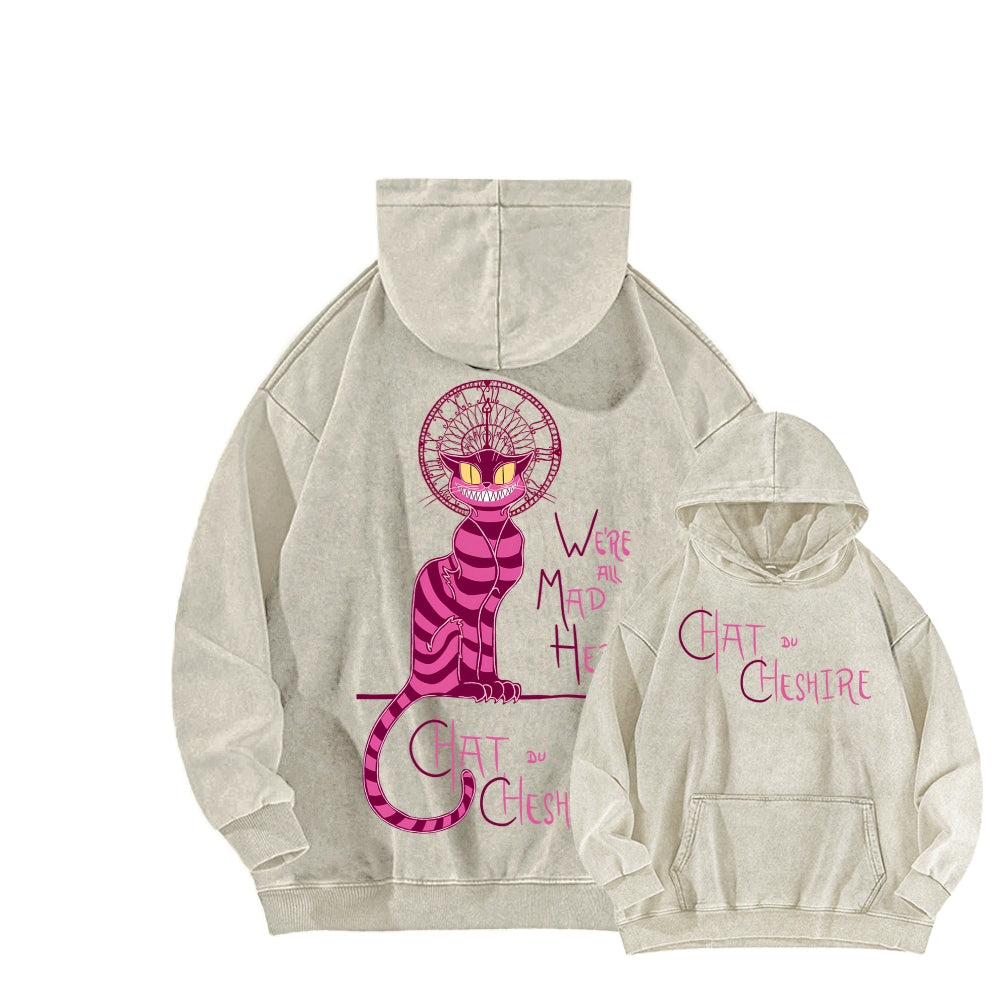 Alice Unisex Washed Hoodie 2601002132