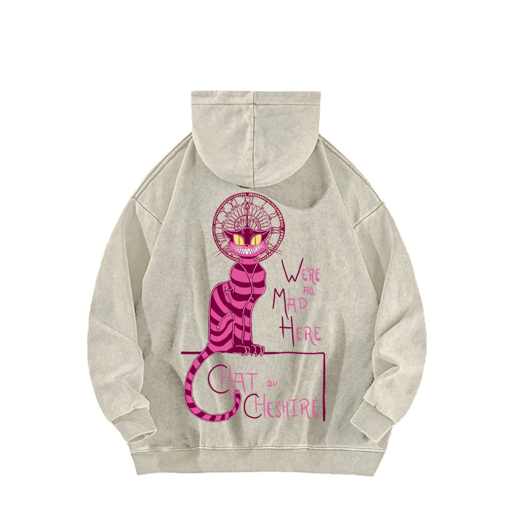 Alice Unisex Washed Hoodie 2601002132