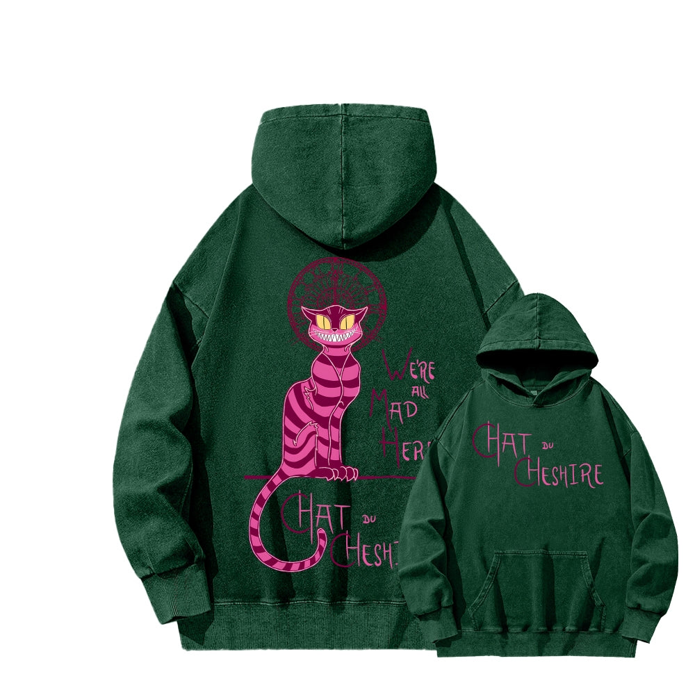 Alice Unisex Washed Hoodie 2601002132