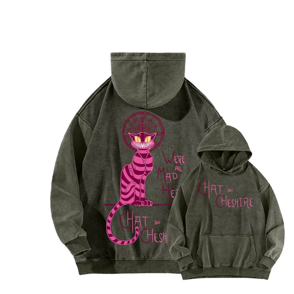 Alice Unisex Washed Hoodie 2601002132