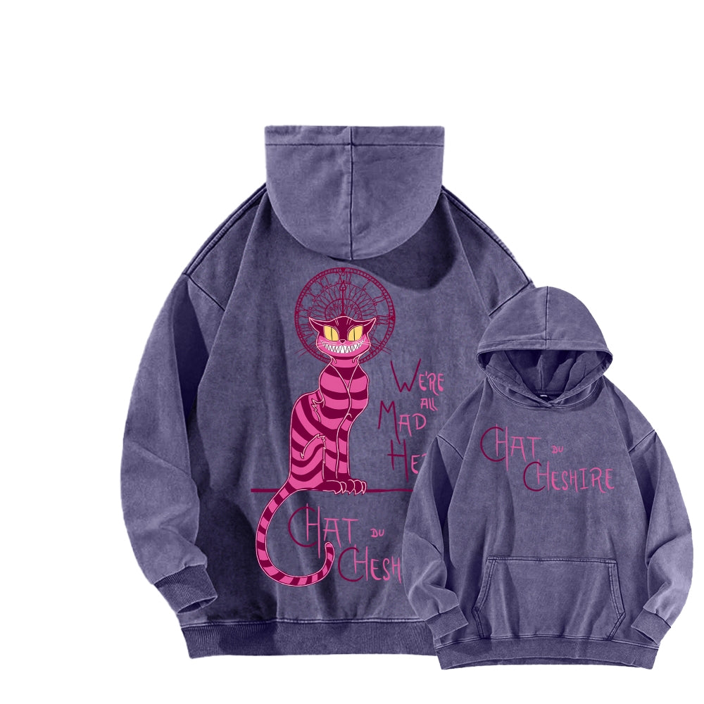 Alice Unisex Washed Hoodie 2601002132