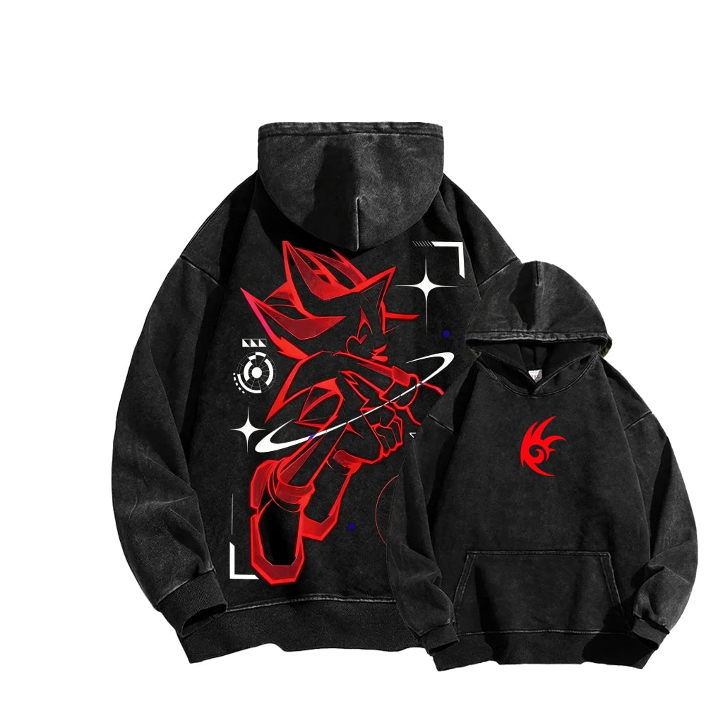 Sonic Unisex Washed Hoodie 2601002183