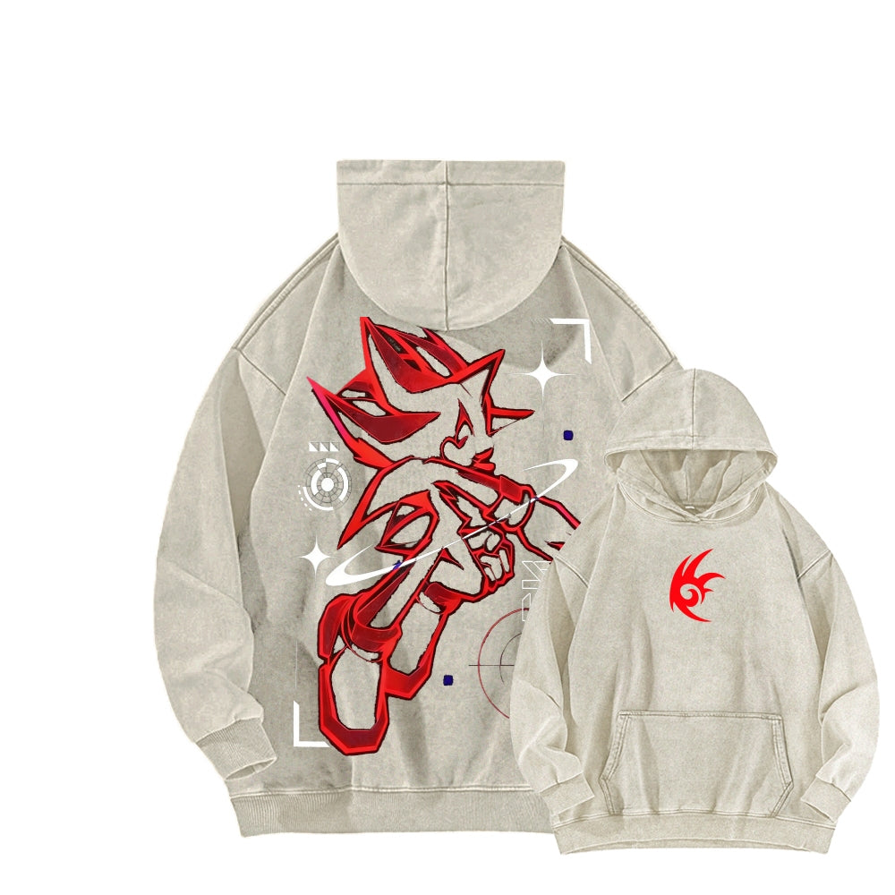 Sonic Unisex Washed Hoodie 2601002183